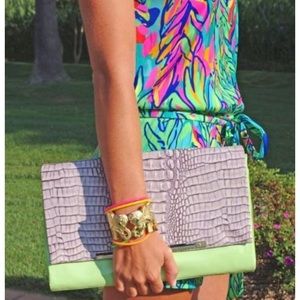 🌴 Lilly Pulitzer tusk tusk elephant cuff bangle